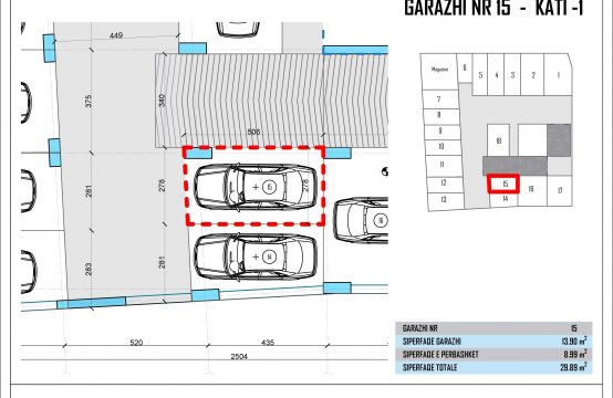 Garazh Nr 15 Kuota -1