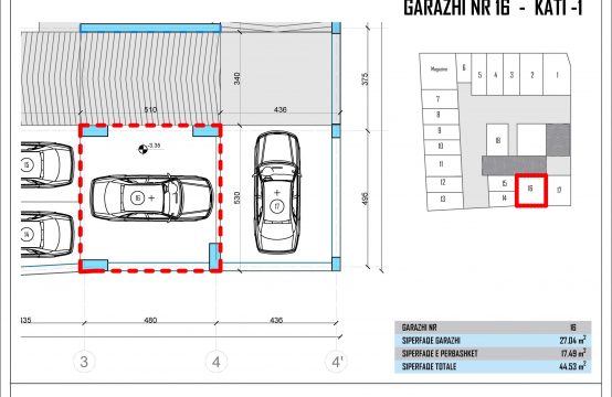 Garazh Nr 16 Kuota -1