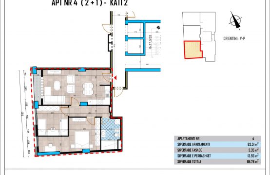 Apartament  Nr 4 (2+1)