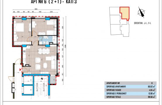Apartament  Nr 6 (2+1)