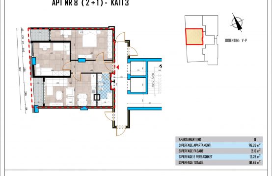 Apartament  Nr 8 (2+1)
