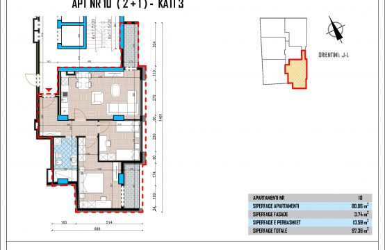 Apartament  Nr 10 (2+1)