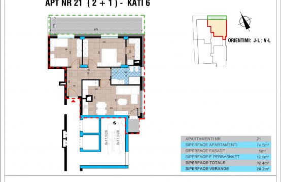 Apartament  Nr 21 (2+1)